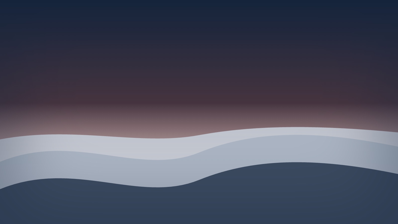 Soft rolling ridges settling into quiet haze beneath an even sky.